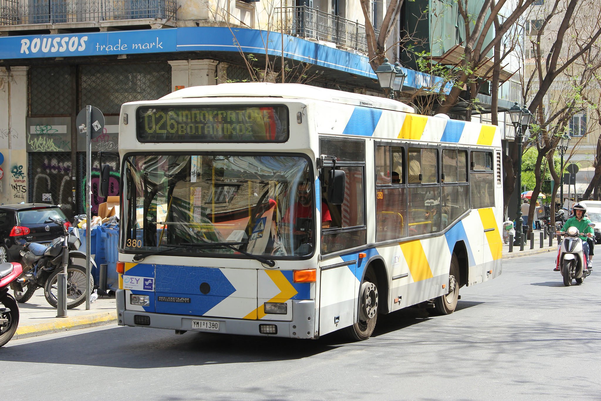 Ten buses