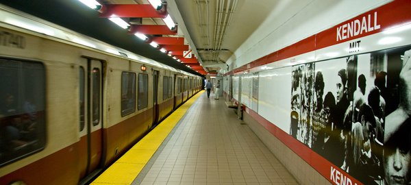 MBTA Boston Subway Station Kendall Red Line