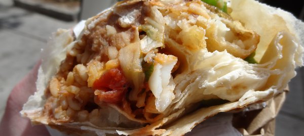 Toronto food burrito