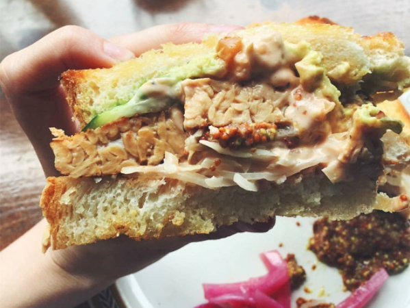 Toronto vegan sandwich