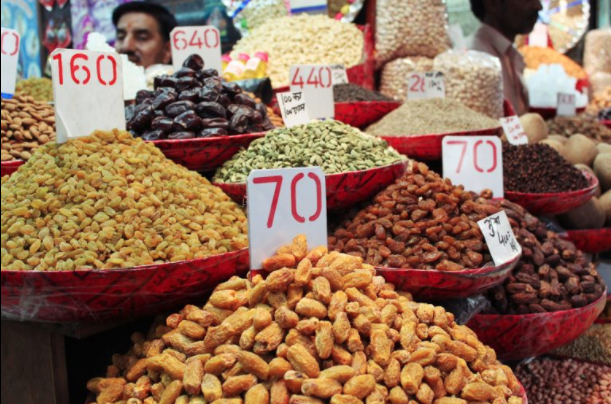 Delhi spice market