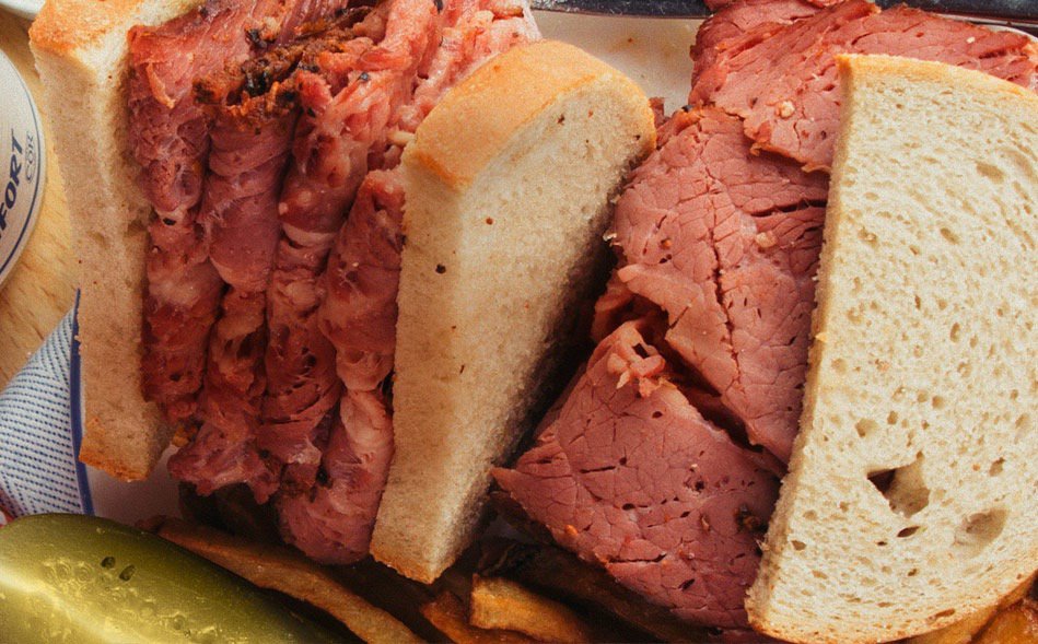 Toronto smoked meat sandwich Caplansky