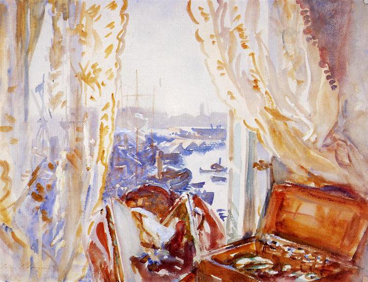 View from a Window, Genoa by John Singer Sargent