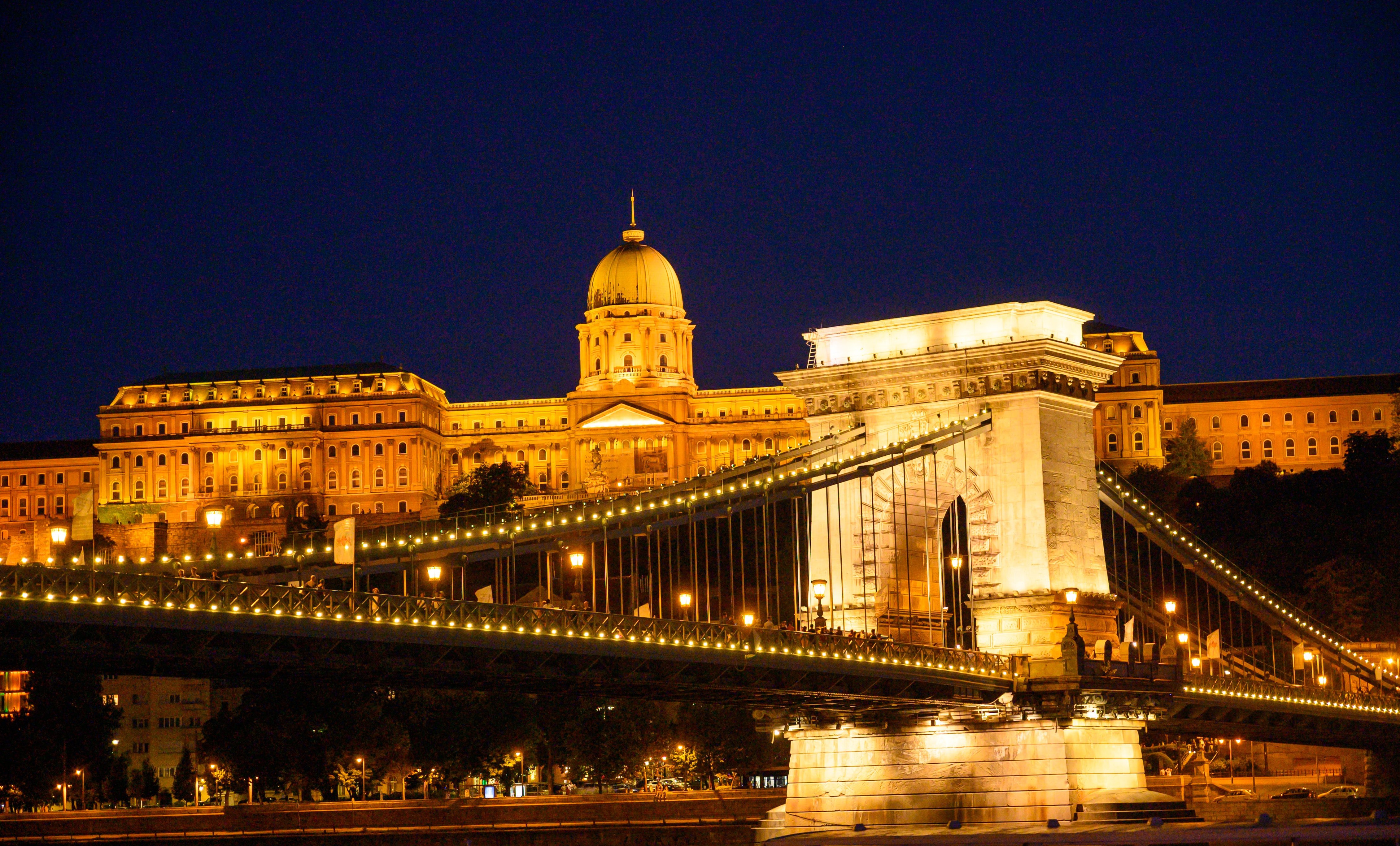 Budapest Bridge and Parliament